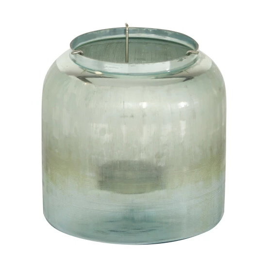 Flash Sale ๐ฅ Studio 350 Turquoise Glass Contemporary Candle Holder 8 X 7 X 7 - 7 X 7 X 8Round โ - Image 3