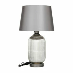 Discount 😀 Studio 350 Grey Glass Modern Accent Lamp 🎉