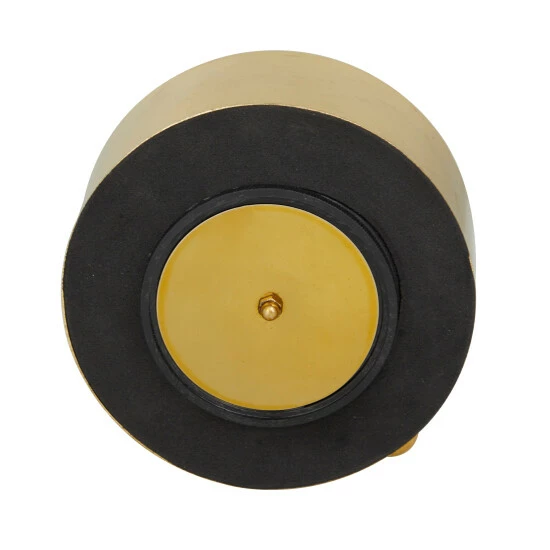 Outlet β Studio 350 Gold Stainless Steel Glam Clock No Theme 5 X 5 X 3 - 5 X 2 X 5Round π₯° - Image 5