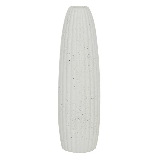 Best Pirce ✨ Studio 350 White Ceramic Contemporary Vase 18 X 5 X 5 - 5 X 5 X 18 🧨 - Image 2
