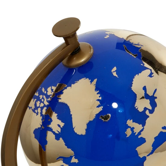 New 🤩 Studio 350 Multi-colored Globe Home Decor And Display W Marble Base - 13.5x8 🌟 - Image 4