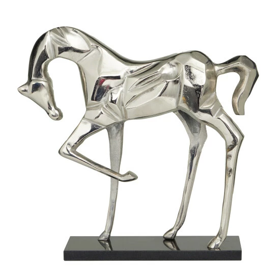 Cheapest ❤️ Studio 350 Aluminum Contemporary Horse Sculpture - 19 X 5 X 18 Black 👍 - Image 2