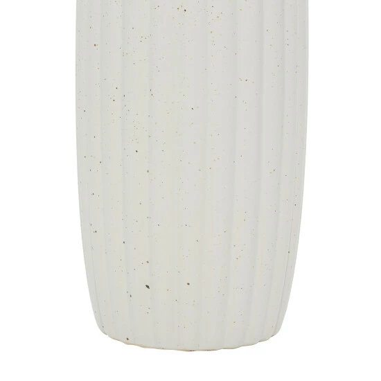 Best Pirce ✨ Studio 350 White Ceramic Contemporary Vase 18 X 5 X 5 - 5 X 5 X 18 🧨 - Image 6