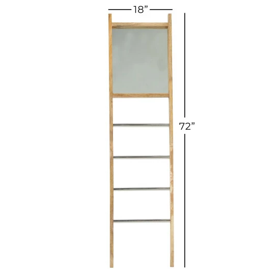 Coupon ๐ฏ Studio 350 Brown Wood Contemporary Ladder 72 X 18 X 2 - 18 X 2 X 72 โค๏ธ - Image 7
