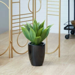 Brand new 🔥 Studio 350 Black Fiberglass Contemporary Artificial Foliage - 17"L X 16"W X 22"H ✨