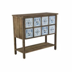 Flash Sale ❤️ Studio 350 Brown Wood Farmhouse Cabinet 33 X 37 X 15 Cappuccino ✨