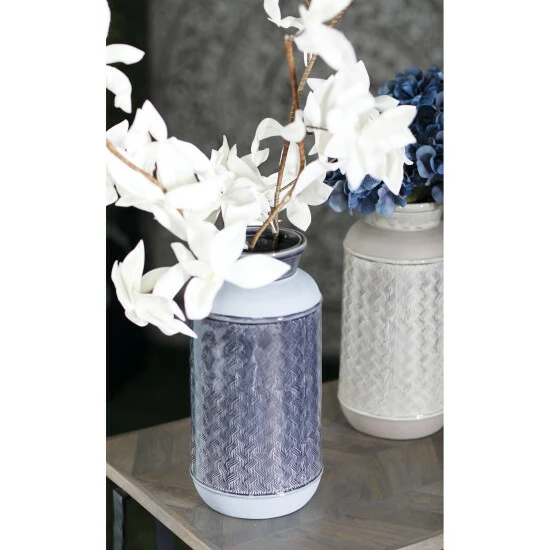 Hot Sale ๐ Studio 350 Black Stoneware Traditional Vase 15" X 7" X 6" Brown ๐งจ - Image 4