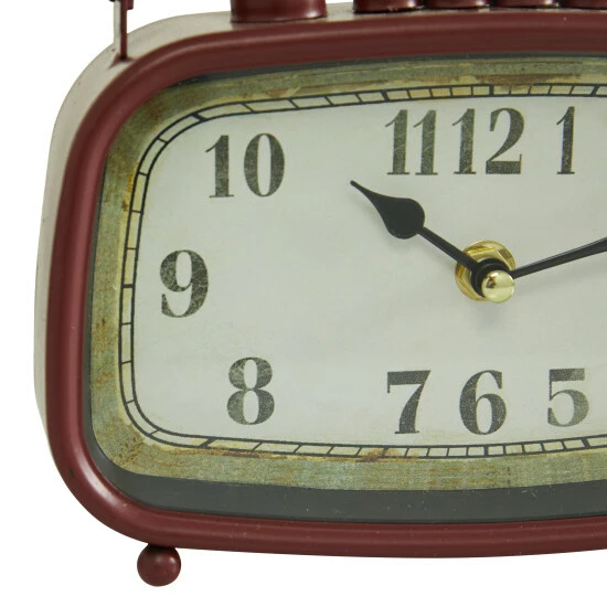 Best Pirce 🌟 Studio 350 Metal Country Cottage Vintage Clock (Set Of 2) - 8 X 2 X 6 White-black 🎉 - Image 5
