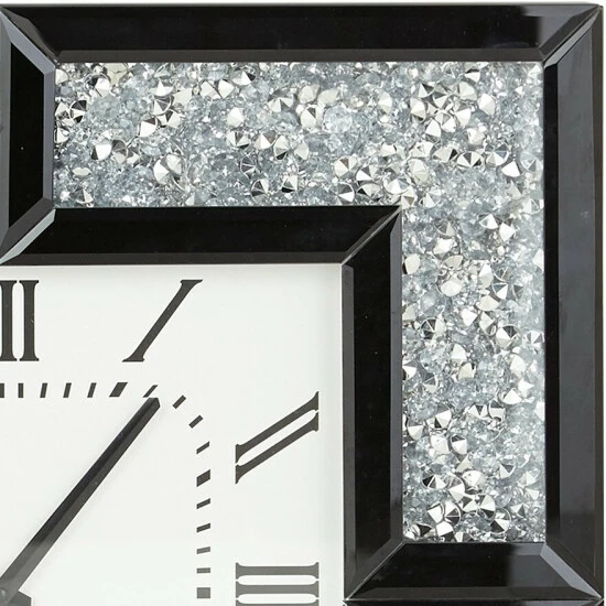 New 👏 Studio 350 Black MDF Glam Wall Clock No Theme 20 X 20 X 2 ❤️ - Image 5