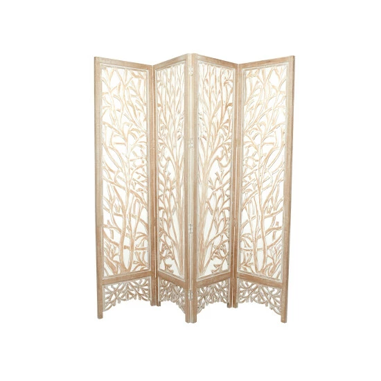 Best reviews of 🎁 Studio 350 Brown Wood Modern Farmhouse Room Folding Divider Screen - 80"L X 1"W X 72"H ✔️ - Image 2