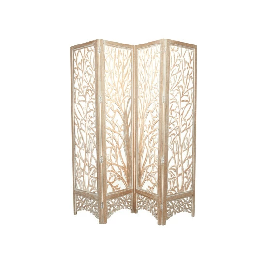 Best reviews of 🎁 Studio 350 Brown Wood Modern Farmhouse Room Folding Divider Screen - 80"L X 1"W X 72"H ✔️ - Image 6