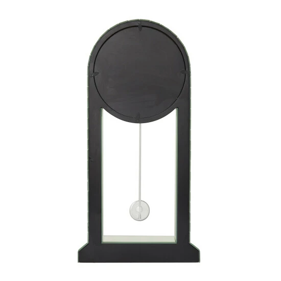 Outlet 😀 Studio 350 Silver Decorative Wood Glam Clock - 12"L X 5"W X 24"H 🔥 - Image 8