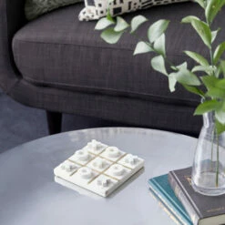 Top 10 😀 Studio 350 Marble Contemporary Game Set 1 X 6 X 6 - 6 X 6 X 1 Gold 🤩