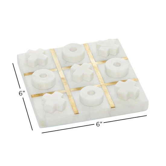 Top 10 😀 Studio 350 Marble Contemporary Game Set 1 X 6 X 6 - 6 X 6 X 1 Gold 🤩 - Image 6