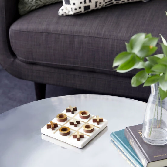 Top 10 😀 Studio 350 Marble Contemporary Game Set 1 X 6 X 6 - 6 X 6 X 1 Gold 🤩 - Image 8