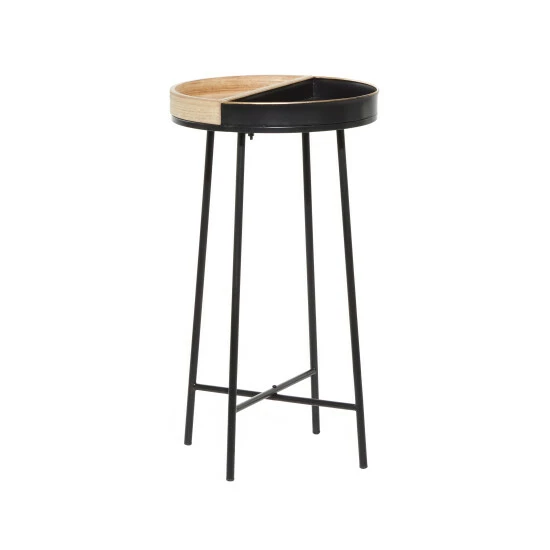 Discount 👏 Studio 350 Black Iron Contemporary Accent Table 29 X 14 X 14 - 14 X 14 X 29 😉 - Image 2