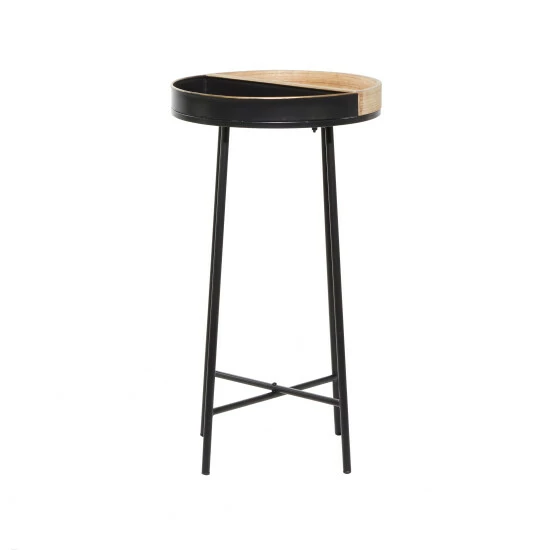 Discount 👏 Studio 350 Black Iron Contemporary Accent Table 29 X 14 X 14 - 14 X 14 X 29 😉 - Image 7