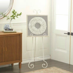 Buy 🛒 Studio 350 White Iron Country Cottage Easel 52 X 17 X 22 - 17 X 22 X 52 ❤️