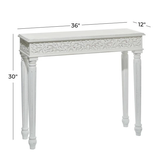 Brand new 🥰 Studio 350 Wood Farmhouse Console Table 30 X 36 X 12 - 36 X 12 X 30 Grey 🎁 - Image 7