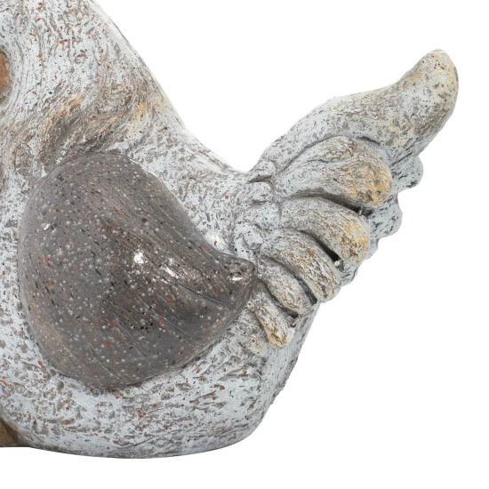 Flash Sale 🔔 Studio 350 Grey Polystone Country Garden Sculpture Hen 16 X 15 X 11 - 15 X 11 X 16 😀 - Image 7