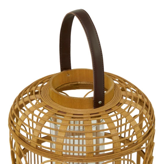 Wholesale ๐ Studio 350 Brown Bamboo Bohemian Lantern ๐คฉ - Image 4