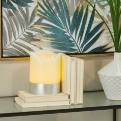 Flash Sale ⌛ Studio 350 Cream Wax Traditional Candle Holder - 6 X 6 X 8 🧨