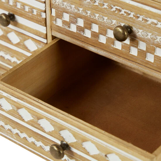 Buy 🔔 Studio 350 Brown Natural Jewelry Box 13 X 14 X 9 - 14 X 9 X 13 💯 - Image 4