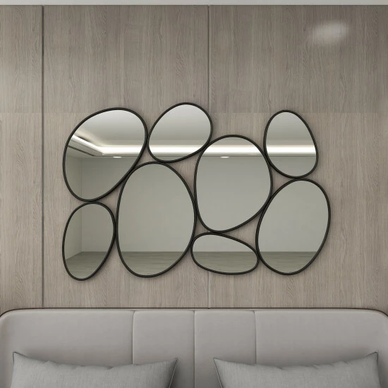 Discount ✨ Studio 350 Black Metal Contemporary Wall Mirror 35 X 54 X 1 - 54 X 1 X 35 👏 - Image 7