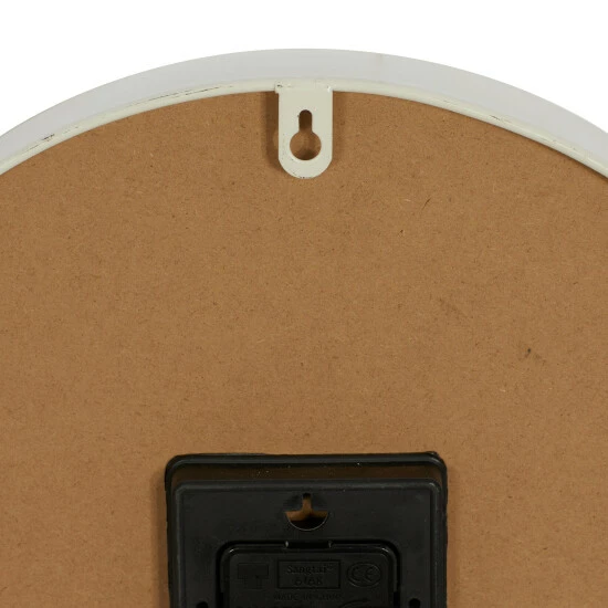 Best Sale ✨ Studio 350 White Iron Farmhouse Wall Clock 14 X 14 X 3 - 14 X 3 X 14 🎁 - Image 7