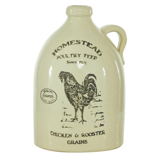 Best reviews of 😍 Studio 350 Beige Ceramic Farmhouse Vase 12 X 8 X 8 ⌛ - Image 2