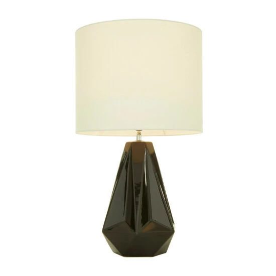 Brand new ✨ Studio 350 Stoneware Modern Table Lamp - 15 X 15 X 26 White/white 🌟 - Image 2