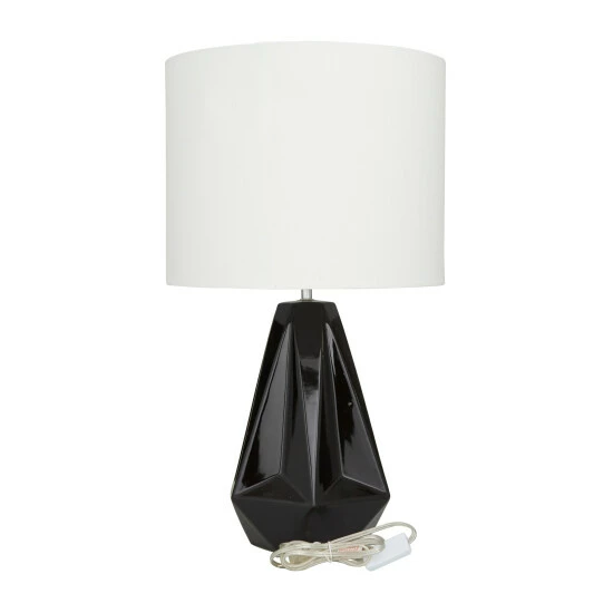 Brand new ✨ Studio 350 Stoneware Modern Table Lamp - 15 X 15 X 26 White/white 🌟 - Image 7