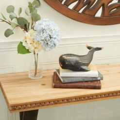 Flash Sale 🥰 Studio 350 Black Polyresin Coastal Sculpture Animals 4 X 14 X 5 - 14 X 5 X 4 😀