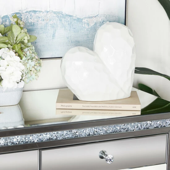 Top 10 🎁 Studio 350 Porcelain Contemporary Sculpture - 12"W, 11"H Silver 👍