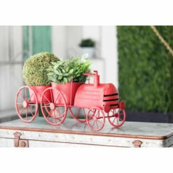 Flash Sale 😉 Studio 350 Red Iron Eclectic Planter 10 X 22 X 9 - 22 X 9 X 10Round 😍