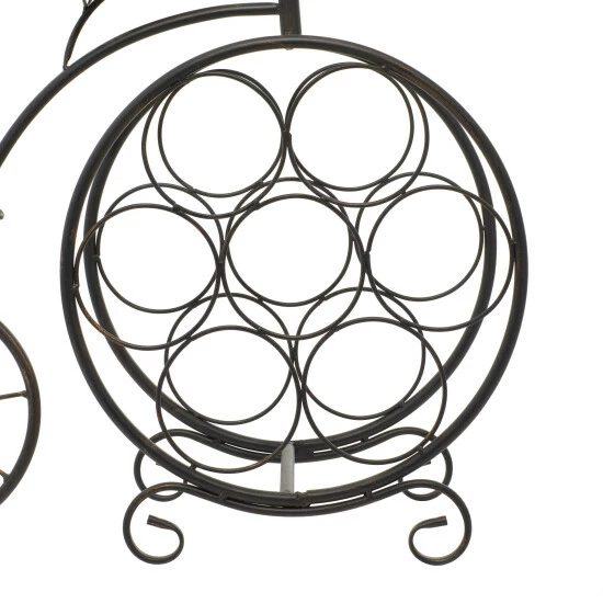 Budget 😀 Studio 350 Brass Iron Rustic Wine Rack 19 X 21 X 9 - 19 X 21 X 9 👍 - Image 7