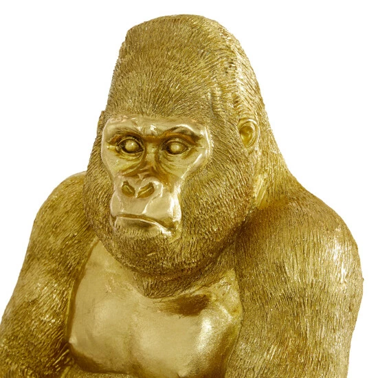 Wholesale 🔔 Studio 350 Gold Polystone Traditional Animal Gorilla Art Sculpture Statue - 11 X 9 X 15 💯 - Image 5