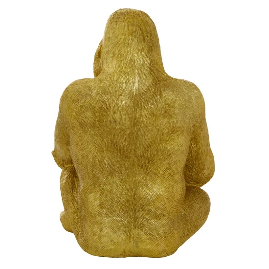 Wholesale 🔔 Studio 350 Gold Polystone Traditional Animal Gorilla Art Sculpture Statue - 11 X 9 X 15 💯 - Image 6