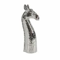 Buy 😀 Studio 350 Silver Ceramic Giraffe Head, 7 X 19 ❤️