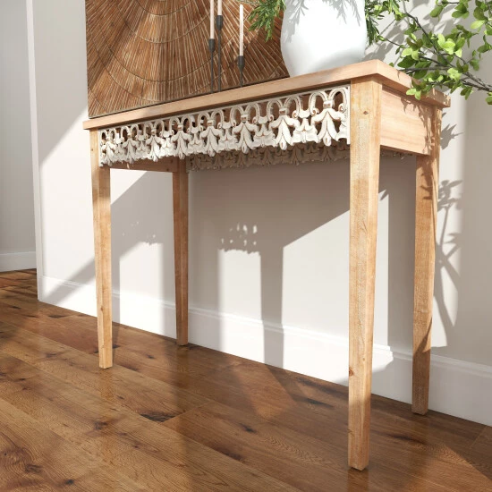 Best reviews of 🛒 Studio 350 Brown Wood Farmhouse Console Table 32 X 40 X 16 🛒 - Image 3