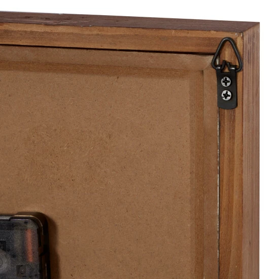 Deals 😀 Studio 350 Brown Wood Farmhouse Wall Clock 24 X 12 X 4 - 12 X 4 X 24 😉 - Image 7