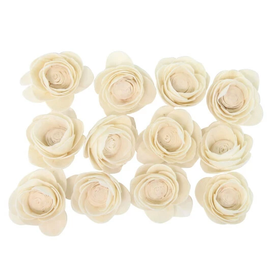 Discount ✔️ Studio 350 Boxed Natural White Peony And Ranunculus Sola Flowers (Set Of 2) 🎉 - Image 2
