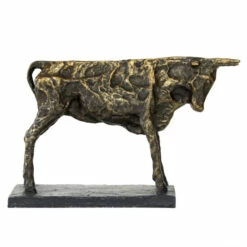 Discount ๐ Studio 350 Bronze Polystone Industrial Sculpture Bull 10 X 15 X 4 - 15 X 4 X 10 ๐