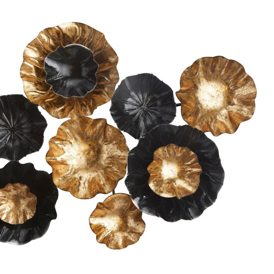 Coupon ๐ Studio 350 Gold/Black Metal Contemporary Wall Decor ๐ - Image 5