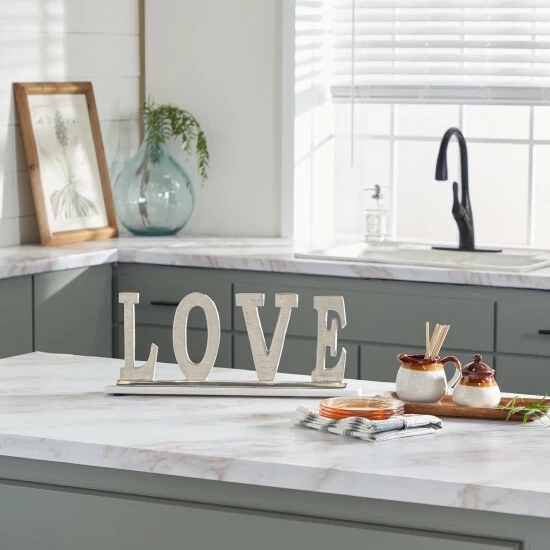 Brand new 🛒 Studio 350 Silver Aluminum Traditional Decorative Sign 8 X 20 X 2 - 20 X 2 X 8 🛒