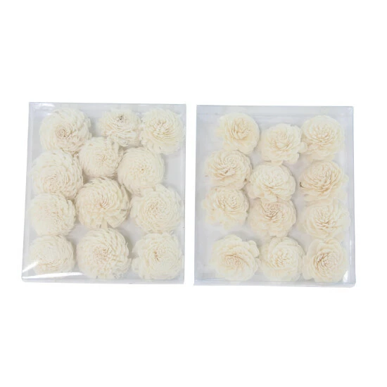 Flash Sale 😉 Studio 350 Boxed Natural White Carnation Sola Flowers (Set Of 2) - 6 X 7 👍 - Image 2