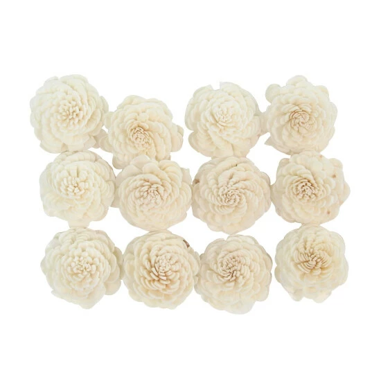 Flash Sale 😉 Studio 350 Boxed Natural White Carnation Sola Flowers (Set Of 2) - 6 X 7 👍 - Image 3