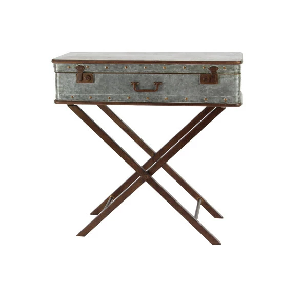 Best deal ๐ Studio 350 Grey Metal Farmhouse Accent Table 32 X 32 X 16 - 32 X 16 X 32 ๐งจ - Image 4