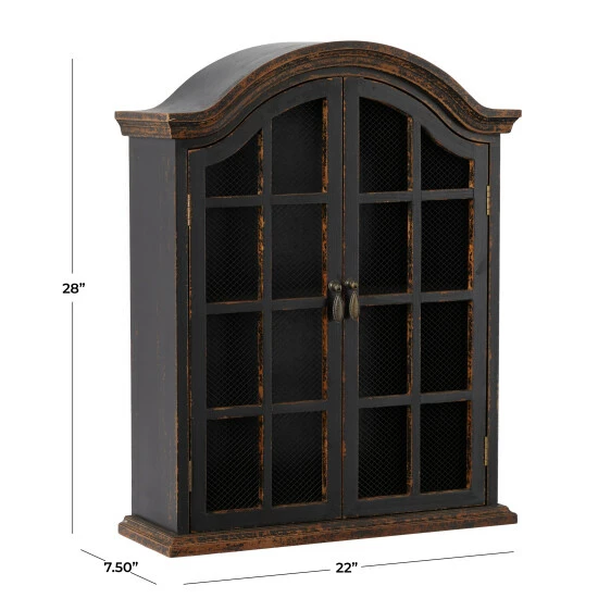 Best deal โญ Studio 350 Black Wood Traditional Wall Shelf - 22 X 8 X 28 ๐งจ - Image 6