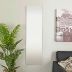 Discount ๐ Studio 350 Silver Metal Modern Wall Mirror ๐งจ